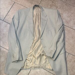 Pre loved Sean John Tan Plaid Men's Blazer